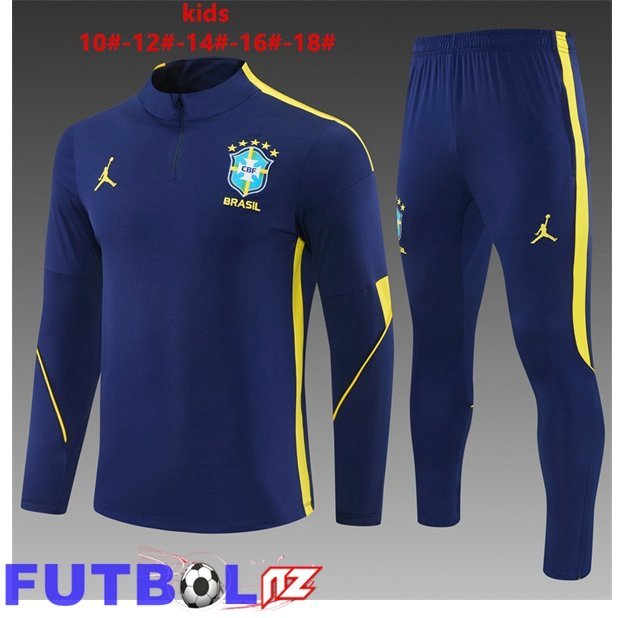 Chandal Equipos De Futbol Brasil Ninos Azul Real 2026/2027