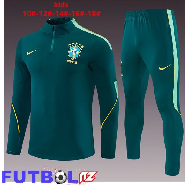 Chandal Equipos De Futbol Brasil Ninos Verde 2026/2027