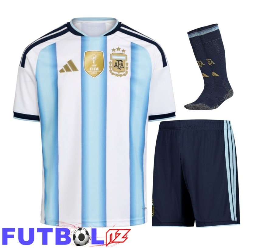 Camiseta Argentina Primera (Cortos + Calcetines) 2026/2027