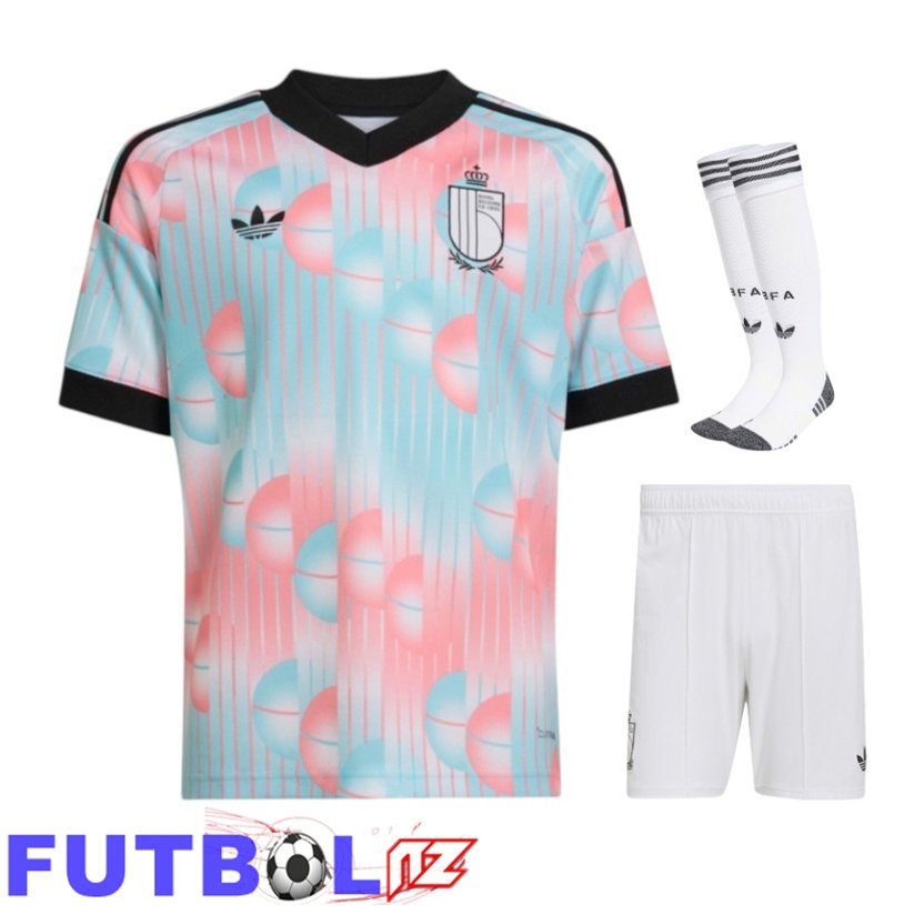 Camiseta Bélgica Segunda (Cortos + Calcetines) 2026/2027