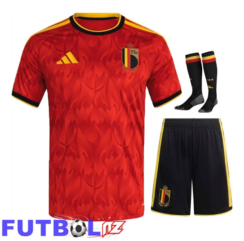 Camiseta Bélgica Primera (Cortos + Calcetines) 2026/2027