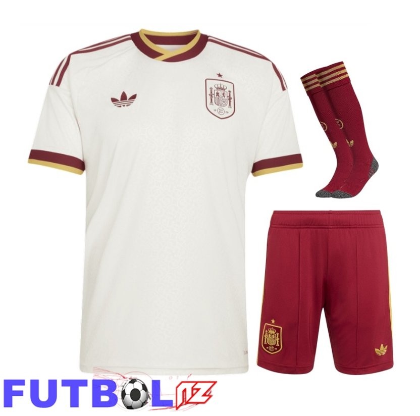 Camiseta España Segunda (Cortos + Calcetines) Copa Del Mundo 2026