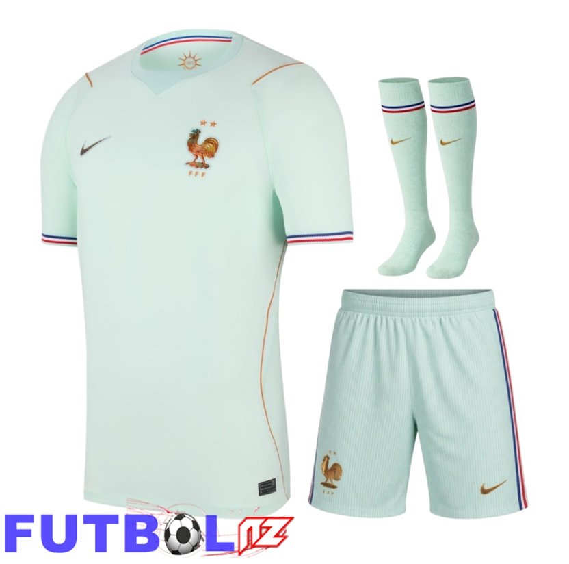 Camiseta Francia Segunda (Cortos + Calcetines) Copa Del Mundo 2026