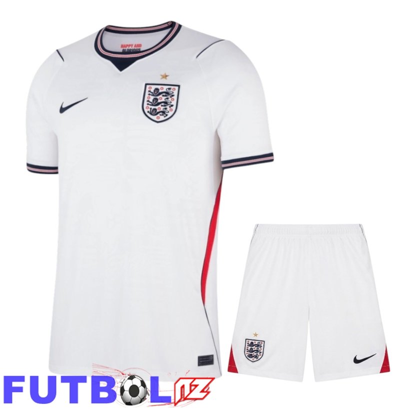 Camiseta Inglaterra Primera + Cortos Copa Del Mundo 2026