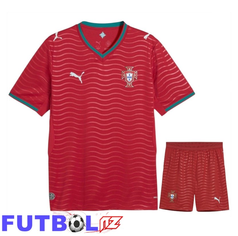 Camiseta Portugal Primera + Cortos Copa Del Mundo 2026