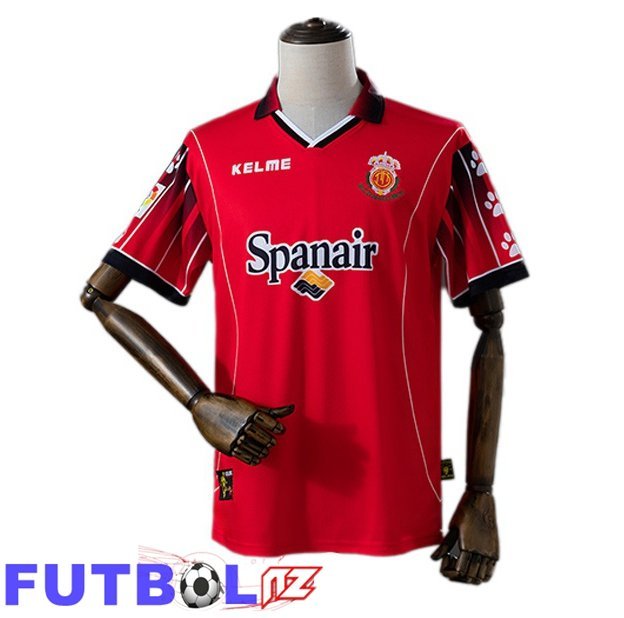 Camisetas De Futbol RCD Mallorca Retro Primera Rojo 1997-1999