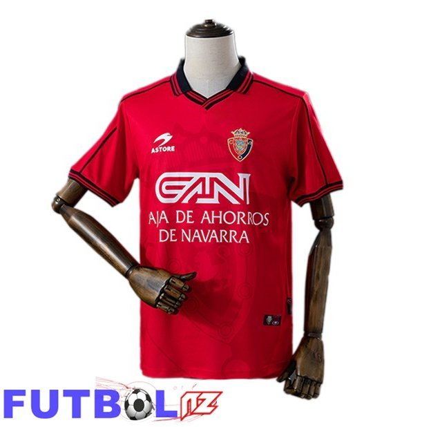 Camisetas De Futbol CA Osasuna Retro Primera Rojo 1998-2000