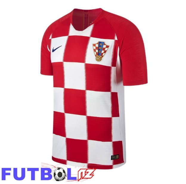 Camisetas De Futbol Croacia Retro Primera Rojo Blanco 2018