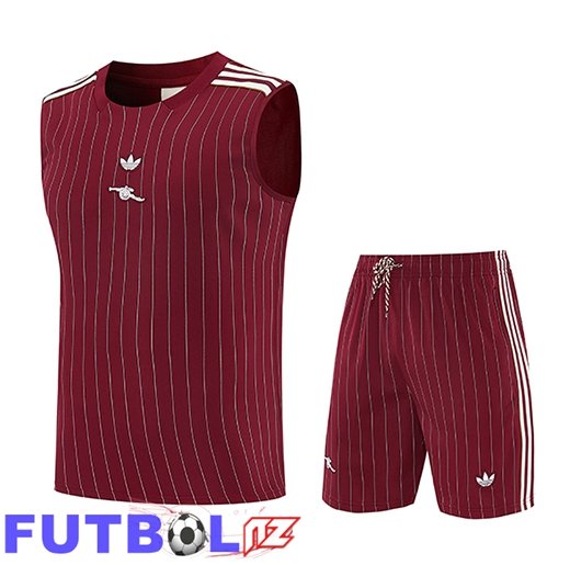 Chalecos De Futbol Arsenal Rojo/Blanco 2026/2027 -02