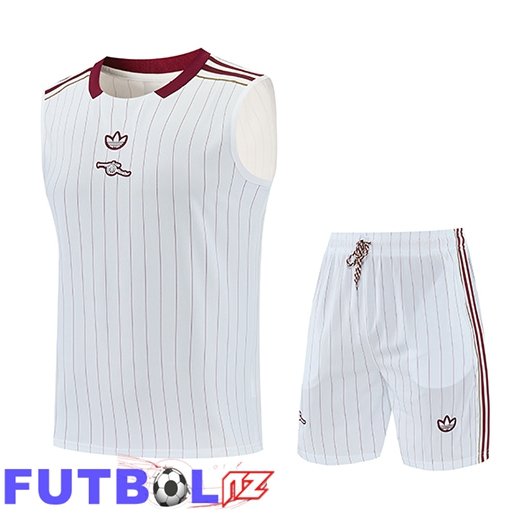 Chalecos De Futbol Arsenal Blanco/Rojo 2026/2027