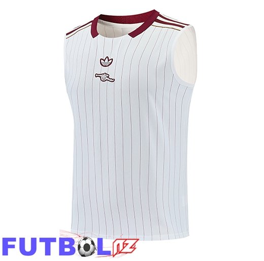 Chalecos De Futbol Arsenal Blanco/Rojo 2026/2027