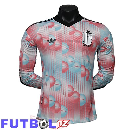 Camisetas De Futbol Bélgica Segunda Manga Larga Copa Del Mundo 2026