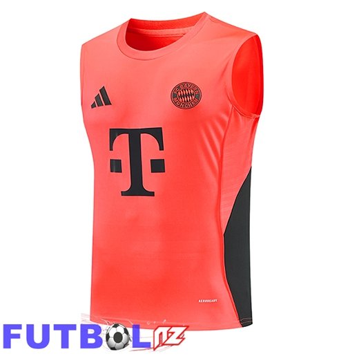Chalecos De Futbol Bayern Munich Naranja/Negro 2026/2027