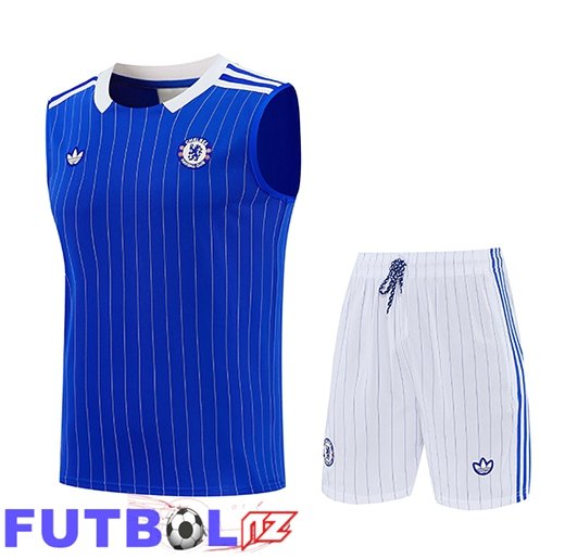 Chalecos De Futbol FC Chelsea Azul/Blanco 2026/2027