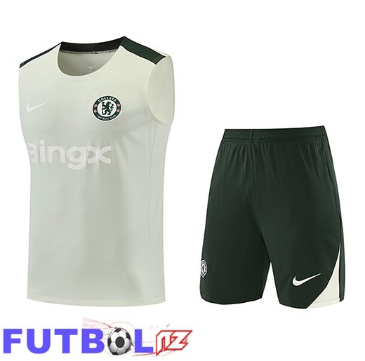 Chalecos De Futbol FC Chelsea Beige/Verde 2026/2027