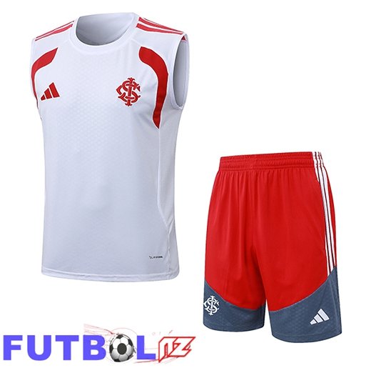 Chalecos De Futbol Internacional Blanco/Rojo 2026/2027