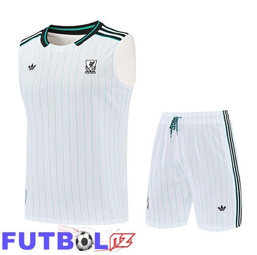 Chalecos De Futbol FC Liverpool Blanco/Verde 2026/2027
