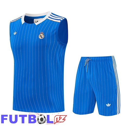 Chalecos De Futbol Real Madrid Azul/Blanco 2026/2027 -02