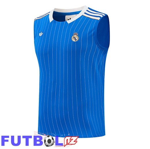 Chalecos De Futbol Real Madrid Azul/Blanco 2026/2027