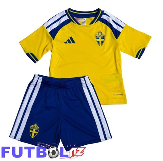 Camisetas De Futbol Suecia Ninos Primera Copa Del Mundo 2026 Camisetas De Futbol Suecia Ninos Primera Copa Del Mundo 2026