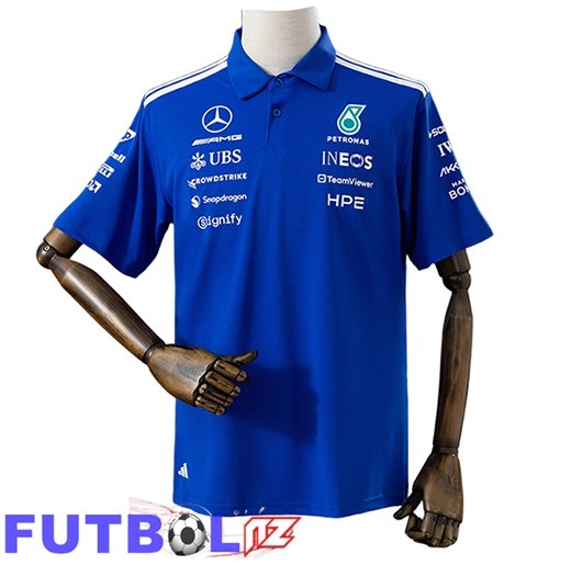 Polo F1 Mercedes Benz Team Azul/Blanco 2026