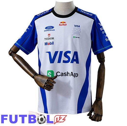T-Shirt F1 Red Bull Racing Team Blanco/Azul 2026