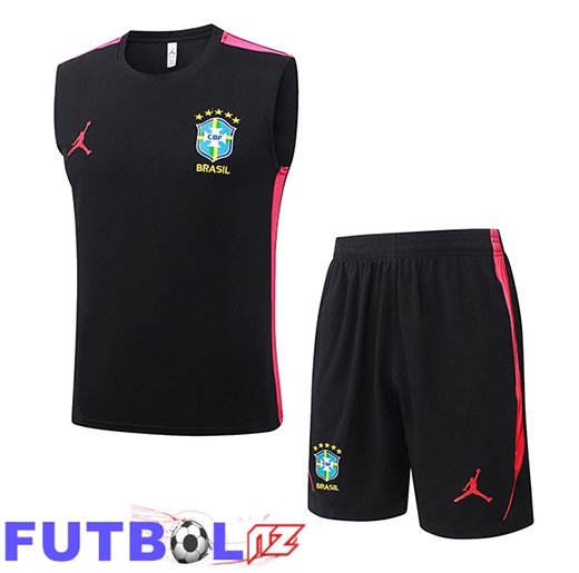 Chalecos De Futbol Brasil Negro/Rojo 2026/2027