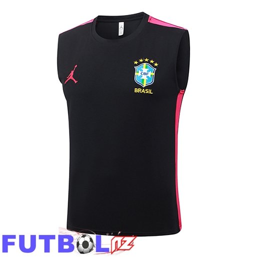 Chalecos De Futbol Brasil Negro/Rojo 2026/2027