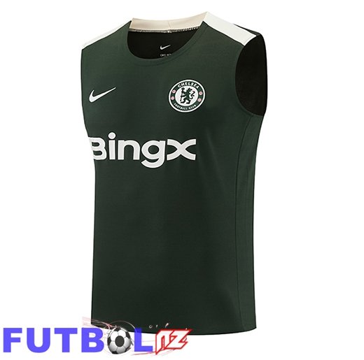Chalecos De Futbol FC Chelsea Verde/Beige 2026/2027