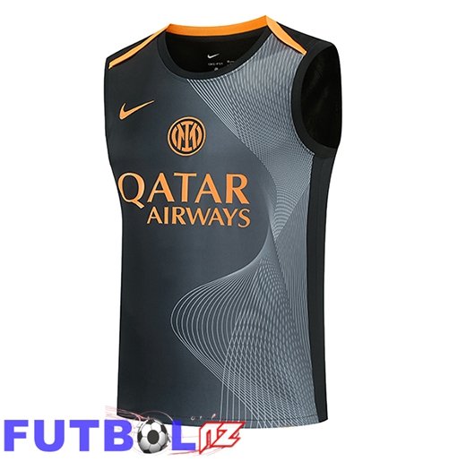 Chalecos De Futbol Inter Milan Negro/Naranja 2026/2027