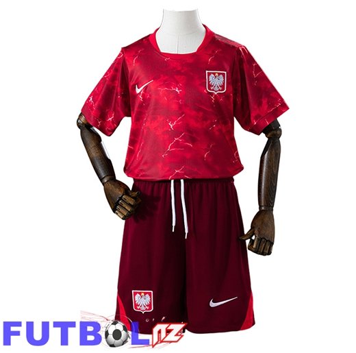 Camisetas De Futbol Polonia Ninos Segunda 2026/2027