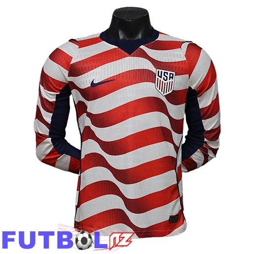 Camisetas De Futbol Estados Unidos Primera Manga Larga 2026/2027