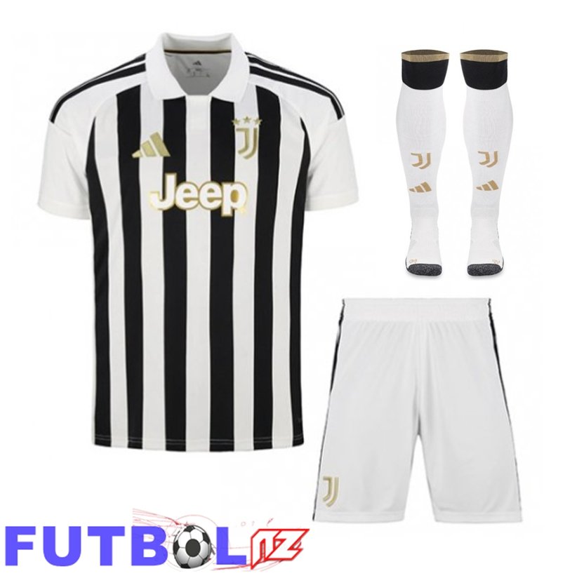 Camiseta Juventus Primera (Cortos + Calcetines) 2026/2027
