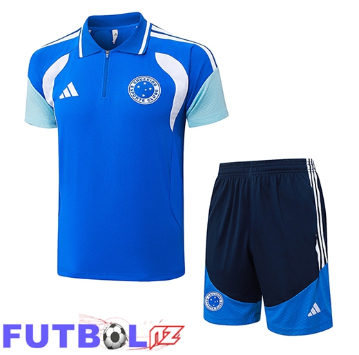 Camiseta Polo Cruzeiro Azul/Blanco 2026/2027