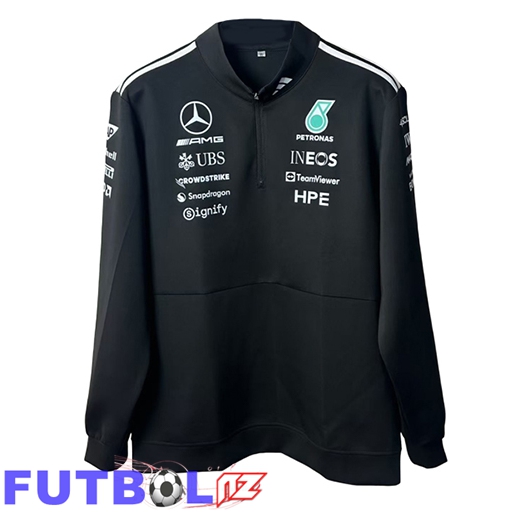 Sweatshirt F1 Mercedes Benz Team Negro/Blanco 2026