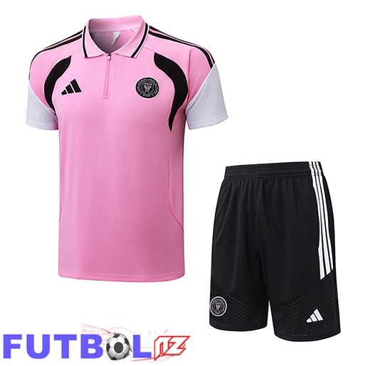 Camiseta Polo Inter Miami CF Rosado/Negro/Blanco 2026/2027