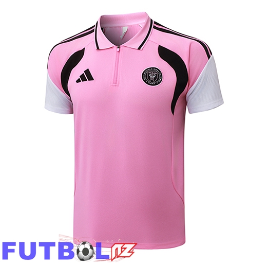 Camiseta Polo Inter Miami CF Rosado/Negro/Blanco 2026/2027