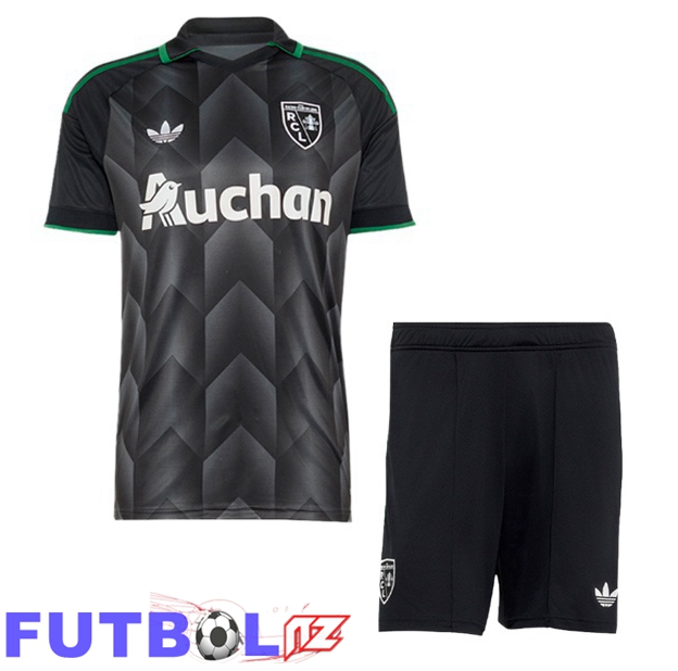 Camisetas De Futbol RC Lens Ninos Segunda Negro 2026/2027