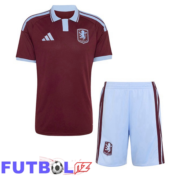 Camisetas De Futbol Aston Villa Ninos Primera Marrón 2026/2027