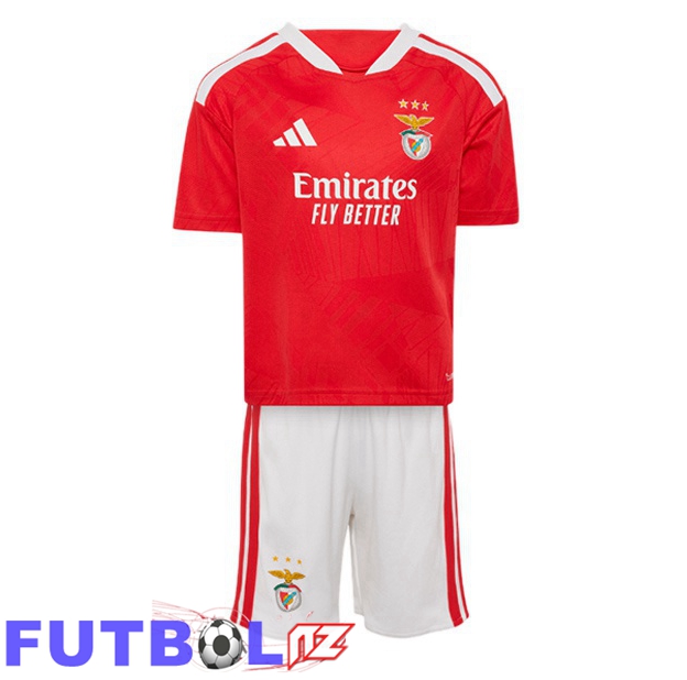 Camisetas De Futbol S.L Benfica Ninos Primera Rojo 2026/2027