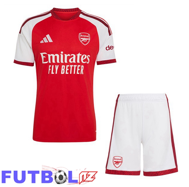 Camisetas De Futbol Arsenal Ninos Primera Rojo Blanco 2026/2027