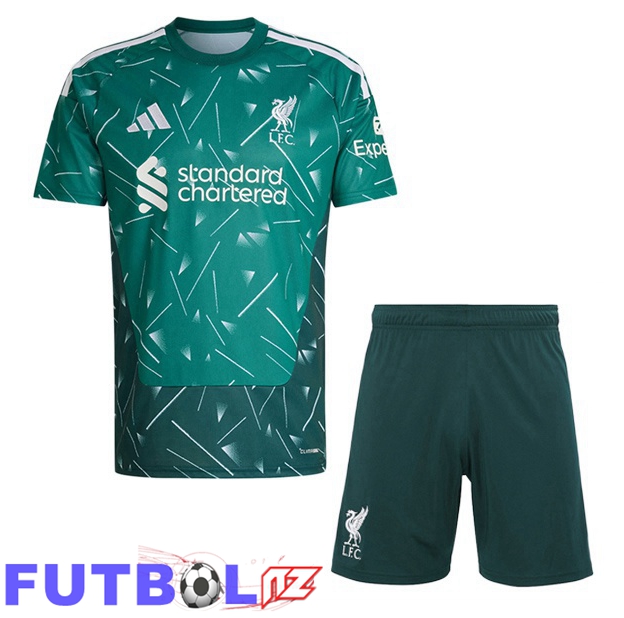 Camisetas De Futbol FC Liverpool Ninos Portero Verde 2026/2027