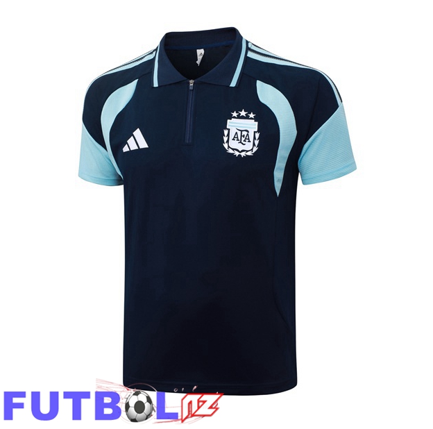 Camiseta Polo Argentina Azul Real 2026/2027