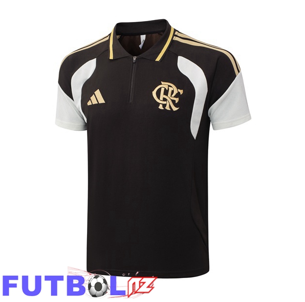 Camiseta Polo Flamengo Negro 2026/2027