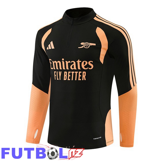 Sudadera De Entrenamiento Arsenal Negro Naranja 2026/2027