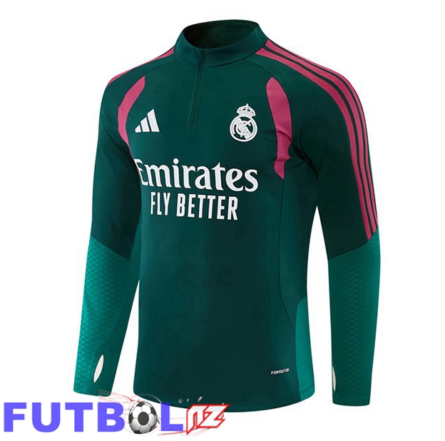 Sudadera De Entrenamiento Real Madrid Verde 2026/2027