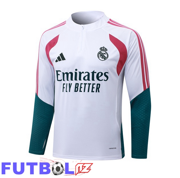 Sudadera De Entrenamiento Real Madrid Blanco 2026/2027