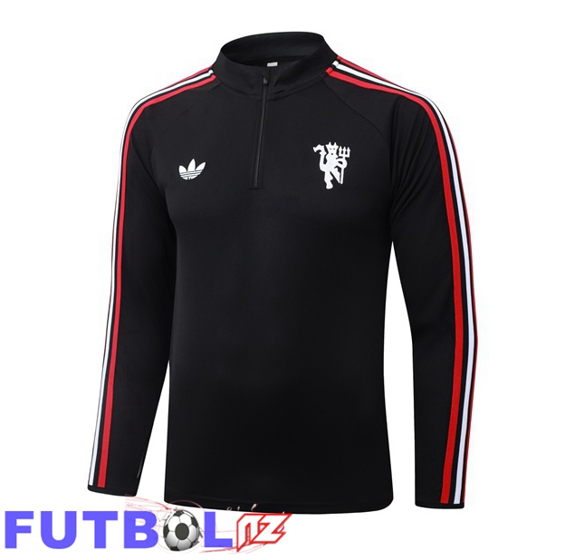Sudadera De Entrenamiento Manchester United Negro 2026/2027