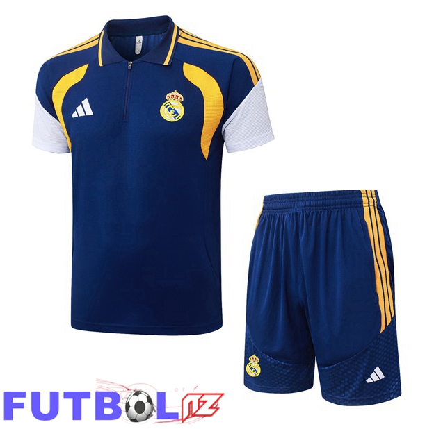 Camiseta Polo Real Madrid + Cortos Azul Real 2026/2027