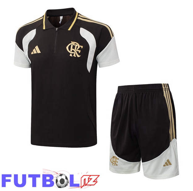 Camiseta Polo Flamengo + Cortos Negro 2026/2027